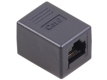 ŁĄCZNIK RJ45 ETHERNET BECZKA ZŁĄCZKA Cat6 GOLD