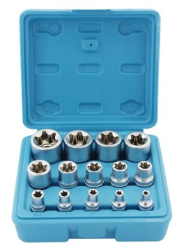 КЛЮЧИ TORX E4-E24 ВНУТРЕННИЕ КЛЮЧИ TORKS НАБОР 14 ШТ.