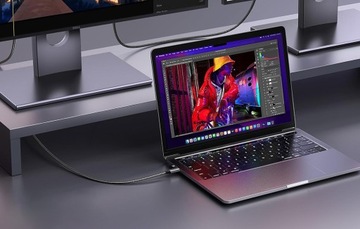 КАБЕЛЬ UGREEN USB-C ДЛЯ ДИСПЛЕЯ THUNDERBOLT 8K 60 ГЦ ПЛЕТЕННЫЙ КАБЕЛЬ 2 М