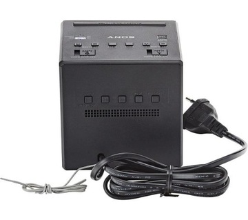 ЧЕРНЫЕ АНАЛОГОВЫЕ ЧАСЫ SONY ICF-C1