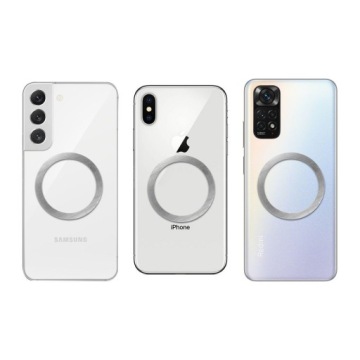 ПЛАСТИНА ДЛЯ МАГНИТНОГО ДЕРЖАТЕЛЯ MAGSAFE IPHONE, УНИВЕРСАЛЬНАЯ, СИНЕЕ КОЛЬЦО