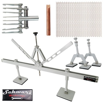 Puller panelowy do naprawy karoserii 110cm SZPON elektroda DRUT stopy 2szt