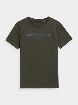 ФУТБОЛКА ДЛЯ МАЛЬЧИКОВ 4F ХЛОПКОВАЯ ФУТБОЛКА 164