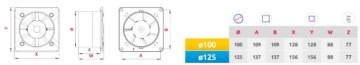 Бесшумный вентилятор AWENTA SYSTEM+ KWS 125T TIMER !