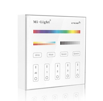 ПАНЕЛЬ ДИСТАНЦИОННОГО УПРАВЛЕНИЯ MILIGHT B4 LED 4-ЗОННАЯ НАСТЕННАЯ ПАНЕЛЬ