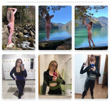 ЖЕНСКИЙ КОСТЮМ ДЛЯ ТРЕНИРОВКИ ДЛЯ ФИТНЕСА, ИЗ 3-Х ЧАСТЕЙ