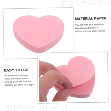 4 наклейки для книг, липкие заметки, компактные блокноты, пастельные липкие сердечки, нет