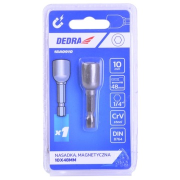 DEDRA 18A0910 NASADKA MAGNETYCZNA 10X48MM 1/4''