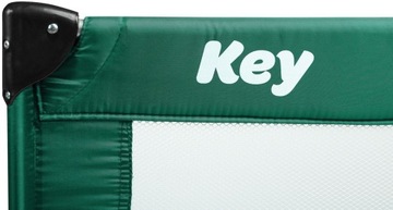 ŁÓŻECZKO TURYSTYCZNE SKŁADANE MATERACYK KEY GREEN