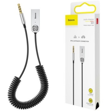 Baseus transmiter samochodowy Bluetooth audio jack