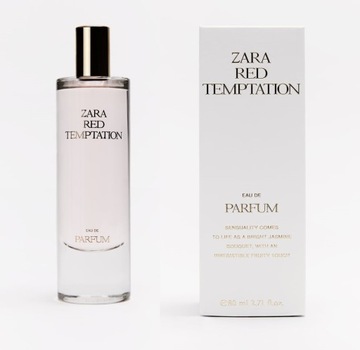 ZARA - RED TEMPTATION - PERFUMY DAMSKIE W PUDEŁKU BOX NOWE EDP 80ml