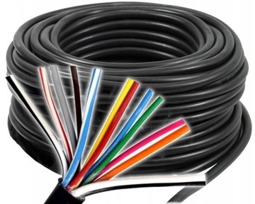 TOP Przewód kabel 15 żyłowy Qlys 12x1,5+3x2,5