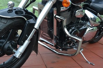 Защитные дуги + ХРОМИРОВАННЫЕ ХОДЫ INTRUDER BOULEVARD M 800