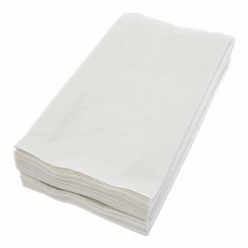 Torebki papierowe BIAŁE 18x7x37,5 40g 250 szt.