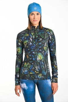 BLUZA SPORTOWA ZE STÓJKĄ DO BIEGANIA DAMSKA NESSI