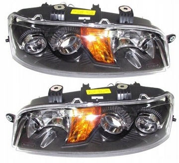NOWY KOMPLET REFLEKTORÓW FIAT PUNTO II 1999-2003 H7+H7 PRAWA I LEWA