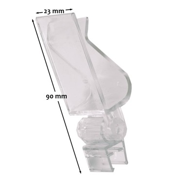 UCHWYT SKRZYNKOWY DO RAMKI PLAKATOWEJ