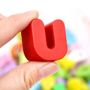 ДЕРЕВЯННЫЕ БЛОКИ БИСЕРЫ ДЛЯ НАЗВАНИЯ В ШКАТУЛКЕ МОНТЕССОРИ 106 элементов