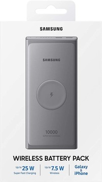 SAMSUNG POWERBANK 10000 mAh BEZPRZEWODOWY 25w FAST