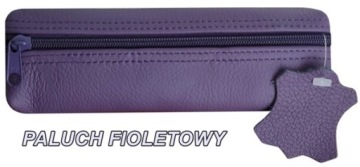 КОЖАНЫЙ ЧЕХОЛ ДЛЯ КАРАНДА, 2 ОТДЕЛЕНИЯ, ТРУБ, 100% КОЖА