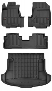 Set 3D gumové rohože Honda Cr-v 3 2006-2012