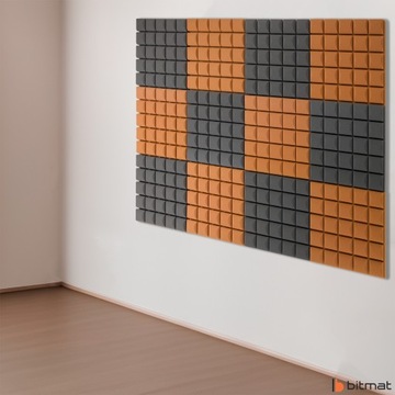 Акустическая пена, звукоизоляционная пена для стен, поглотитель, уменьшение реверберации