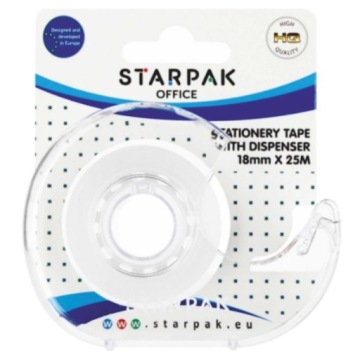 Стрічка Самоклеюча 18Mmx25Mn З Гільйотиною Starpak