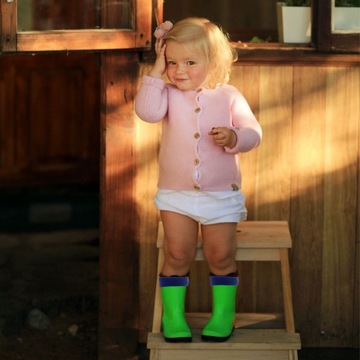 Kalosze Dziecięce Ocieplane Gumowce Gumiaki Kaloszki Dla Dzieci Ciepłe