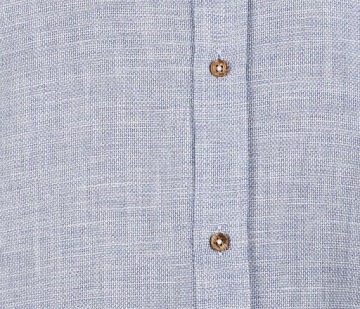 РУБАШКА МУЖСКАЯ, ХЛОПОК А-ЛЯ ЛЕН, СИНИЙ КАРМАН, ПОВСЕДНЕВНАЯ, ТУРЕЦКАЯ, 3XL