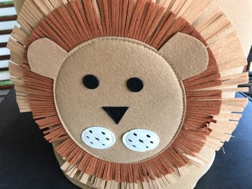 КОНТЕЙНЕР ДЛЯ ИГРУШЕК Корзина-ОРГАНИЗАТОР КОРОБКА фетр OLDMAN LION 35 x 35 см