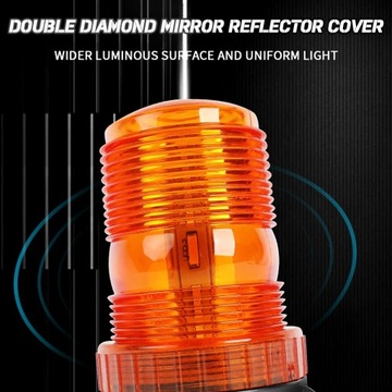 CO LIGHT 4 inch Led Warning Light Car Emergency Light Signalling Flashing