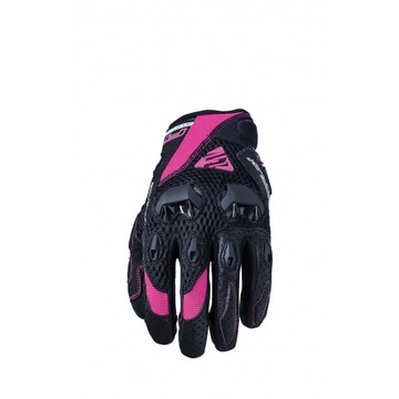 Rękawice Five Stunt Evo Airflow Woman Czarno/Różowe 11/XL