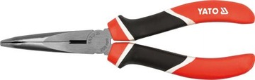Szczypce wydłużone wygięte, crv, 160 mm B4C