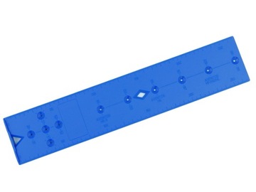 SZABLON MONTAŻU PROWADNIC ZAWIASÓW 55 X 270 MM