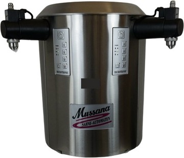 Automat Maszyna do bitej śmietany Mussana Duo okrągła 2x 6L 33% a-55