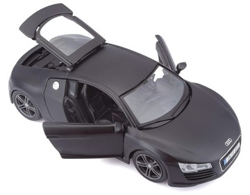 MAISTO Audi R8 1/24 модель 31281 Matte Black OUTLET