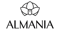 Шелковая резинка для волос ALMANIA - шоколад