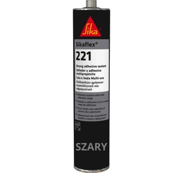 Uszczelniacz SIKA Sikaflex 221 Szary klej PU 310ml klej