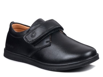 Buty chłopięce komunijne wizytowe na wesele czarne Wojtyłko 23718C 36
