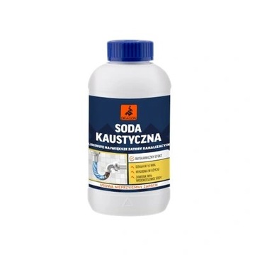 Preparat do Udrażniania Odblokowywania Rur - Soda Kaustyczna 1kg