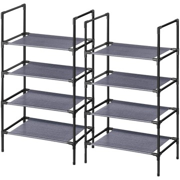 SZAFKA NA BUTY PÓŁKA STOJAK REGAŁ ORGANIZER WĄSKA DO SALONU PRZEDPOKOJU 2x4
