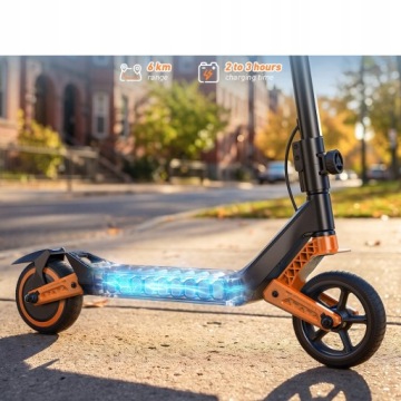 6.5" Самокат електричний led дітей подарунок 150 Вт до 9 км Музика Bluetooth