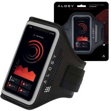 Чехол для бега Alogy WaterProof Sport ArmBand, водонепроницаемая повязка на руку