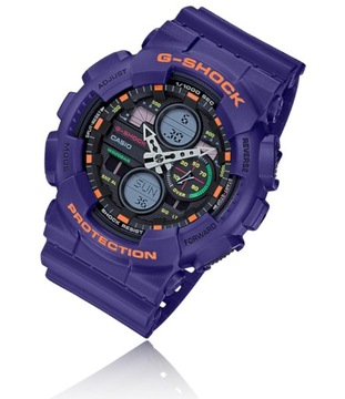 Zegarek meski Casio G-Shock GA-140 stoper timer alarm +Box + Grawer gratis