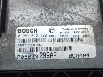 0281012129 JEDNOTKA MOTORU 2.0 CRD 103 2006 DODGE CALIBER