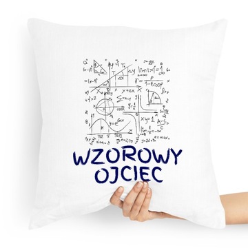 PODUSZKA PREZENT DLA TATY OJCA WZOROWY TATA z Nadrukiem ze Zdjęciem