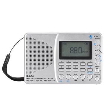Przenośny radiowy magnetofon kasetowy z funkcją