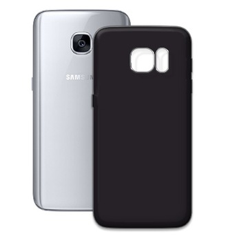 Etui matowe do SAMSUNG GALAXY S7 czarny case plecki pokrowiec tył obudowa
