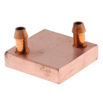 Copper Water Cooling Block for CPU Graphics Radiator Heatsink 40x40mm