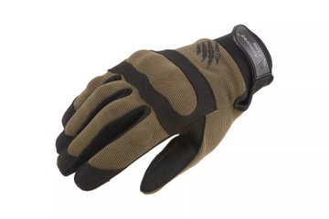 Rękawice strzeleckie taktyczne Shield Flex OCHRONA Kostek KEVLAR Skóra S